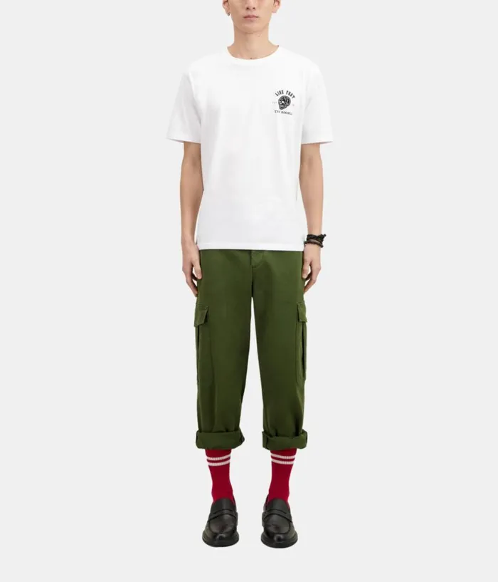 Men Tshirts THE KOOPLES White Live Fast Tshirt Men Tshirts THE KOOPLES White Live Fast Tshirt