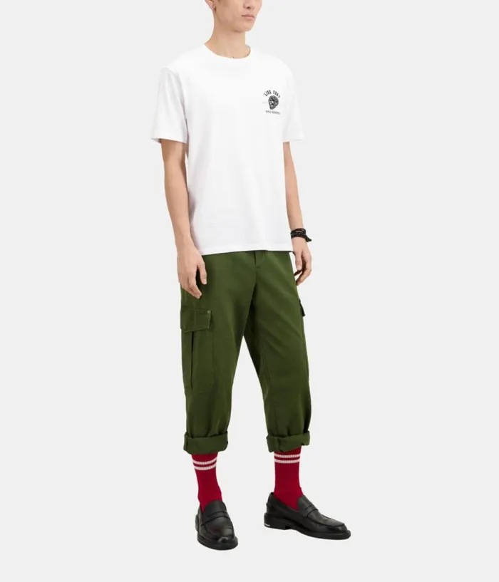 Men Tshirts THE KOOPLES White Live Fast Tshirt Men Tshirts THE KOOPLES White Live Fast Tshirt