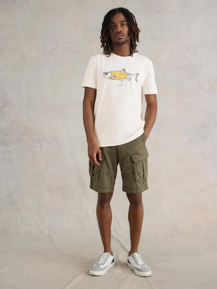 Men TSHIRTS White Stuff Out Of Offish Graphic Tee White Print Men TSHIRTS White Stuff Out Of Offish Graphic Tee White Print