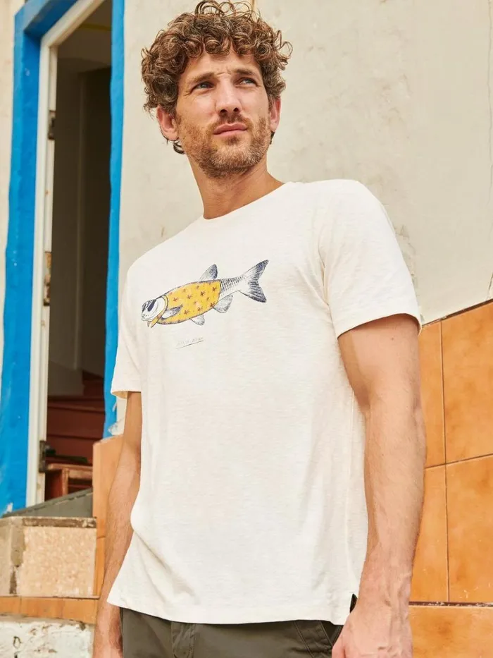 Men TSHIRTS White Stuff Out Of Offish Graphic Tee White Print Men TSHIRTS White Stuff Out Of Offish Graphic Tee White Print
