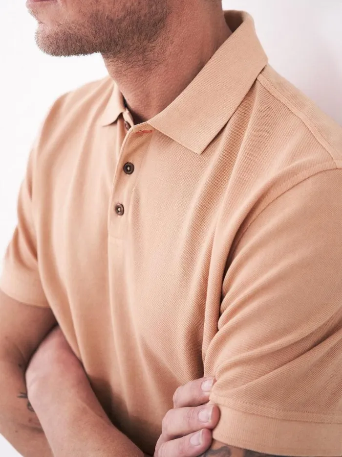 Men TSHIRTS White Stuff Utility Polo Light Pink