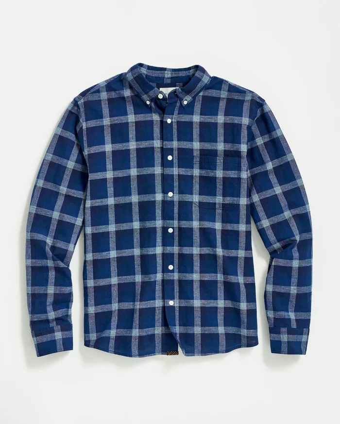 Men Tuscumbia Shirt Bd Indigo Billy Reid Shirting
