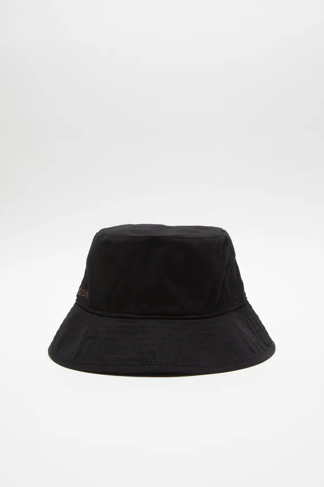 Men Twill Bucket Hat Black Acne Studios Hats