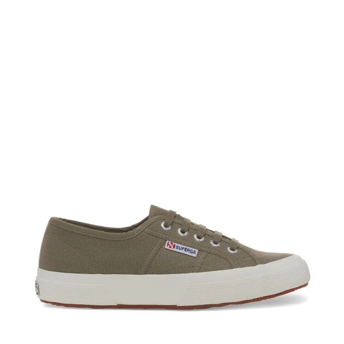 Men Unisex 2750COTU CLASSIC Sneaker GREEN SAFARIF AVORIO Superga Low Cut