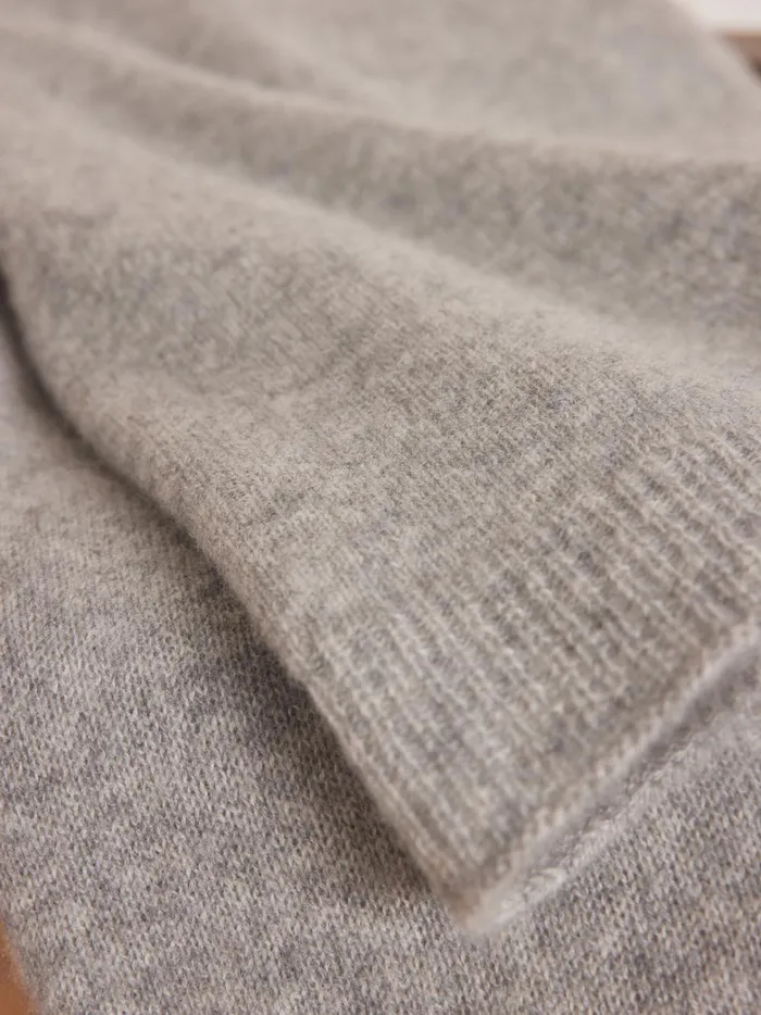 MenWomen Accessories Cyrillus Adult Scarf 8211 The Cashmere Collection Gris Chine Moyen