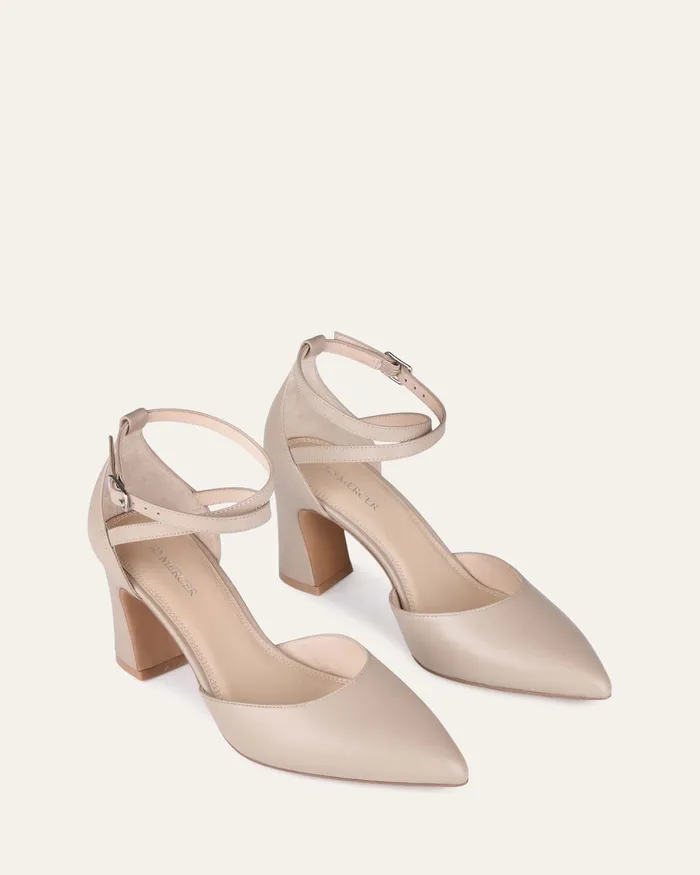 MID HEELS Women jomercer Alma mid heels beige leather MID HEELS Women jomercer Alma mid heels beige leather