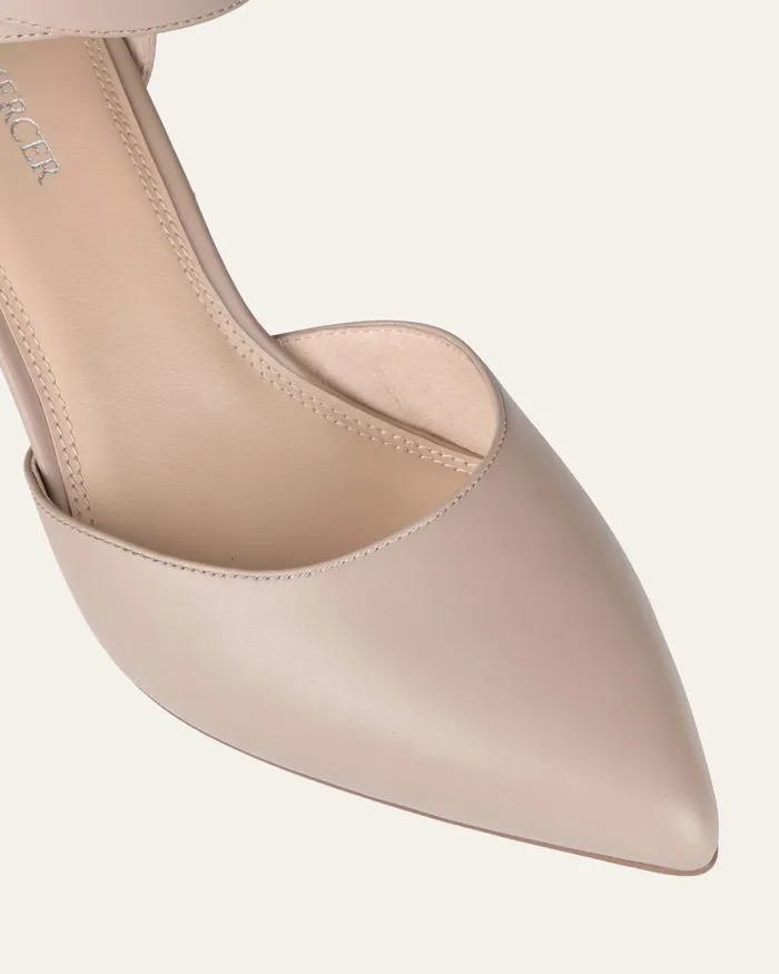 MID HEELS Women jomercer Alma mid heels beige leather MID HEELS Women jomercer Alma mid heels beige leather