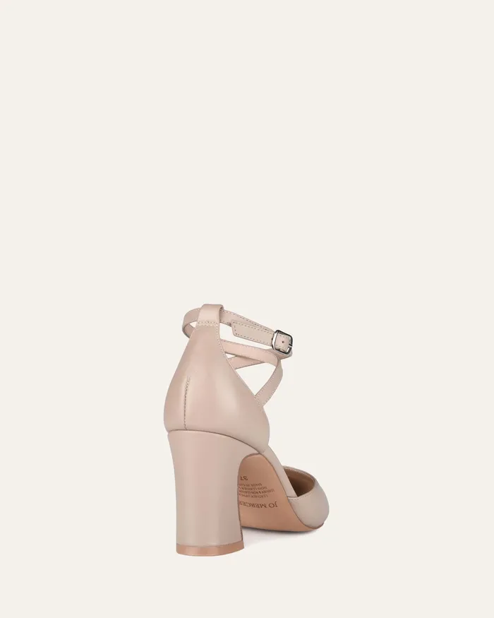 MID HEELS Women jomercer Alma mid heels beige leather MID HEELS Women jomercer Alma mid heels beige leather