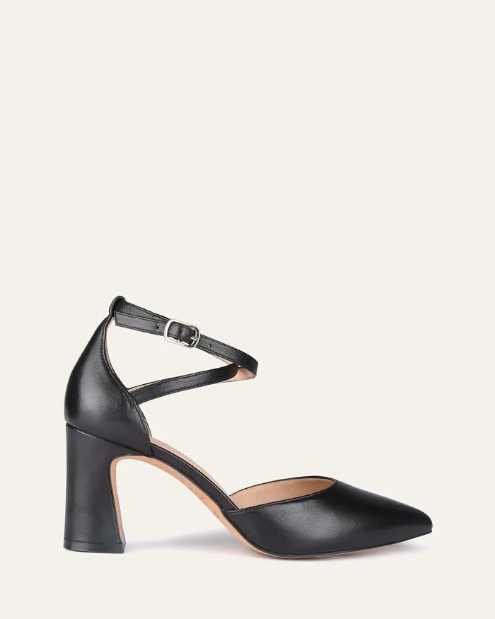 MID HEELS Women jomercer Alma mid heels black leather