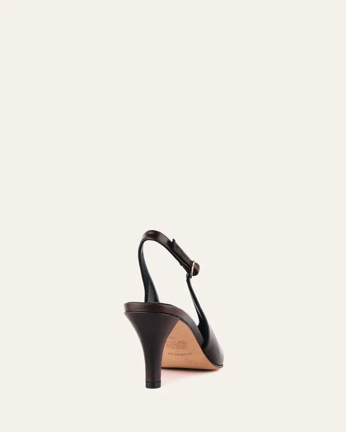 MID HEELS Women jomercer Justine mid heel espresso leather MID HEELS Women jomercer Justine mid heel espresso leather