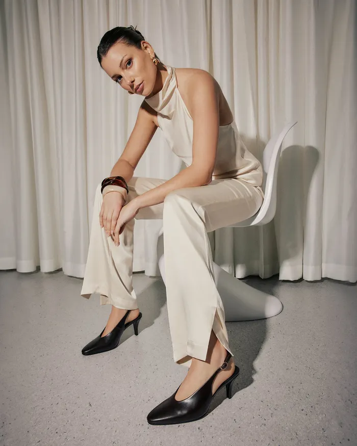 MID HEELS Women jomercer Justine mid heel espresso leather MID HEELS Women jomercer Justine mid heel espresso leather