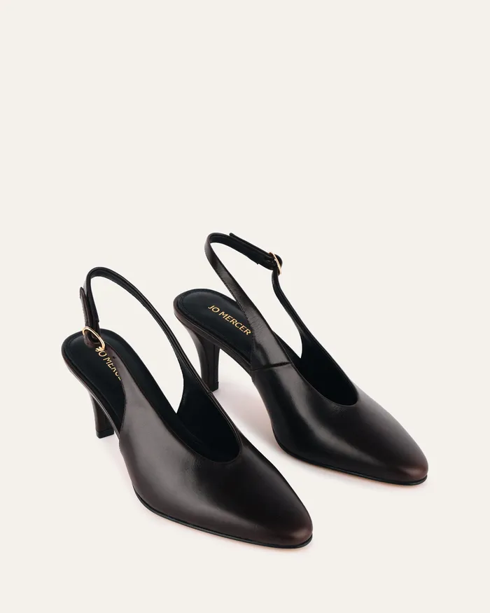 MID HEELS Women jomercer Justine mid heel espresso leather MID HEELS Women jomercer Justine mid heel espresso leather