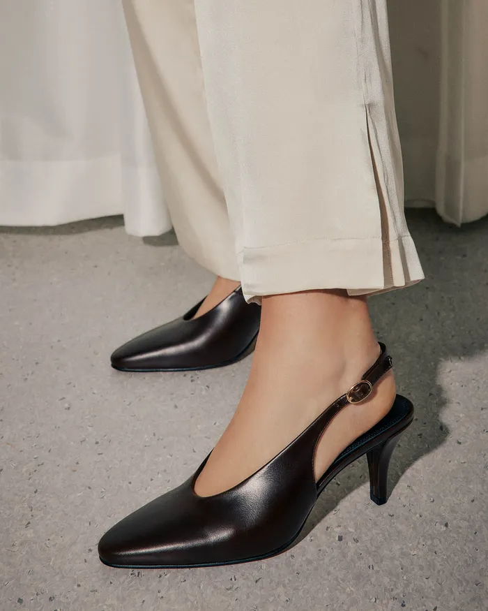 MID HEELS Women jomercer Justine mid heel espresso leather MID HEELS Women jomercer Justine mid heel espresso leather
