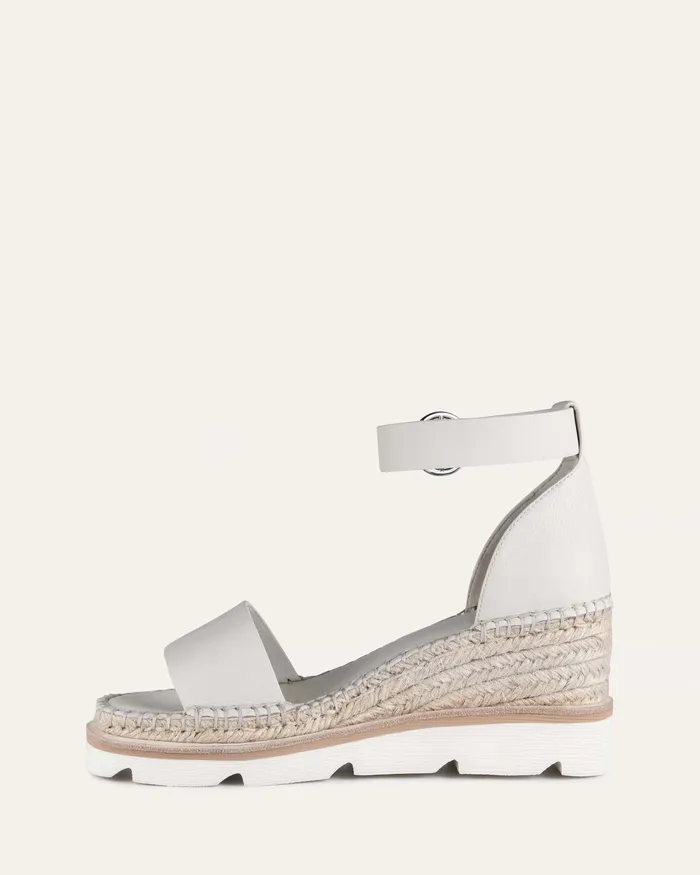 MID SANDALS Kelly mid heel wedges bone leather 8211 jomercer Women MID SANDALS Kelly mid heel wedges bone leather 8211 jomercer Women