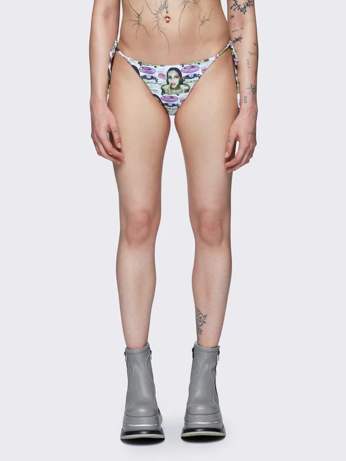 Minga X Pepela NYC Tie Side Bikini Bottoms Women Minga London Swimwear
