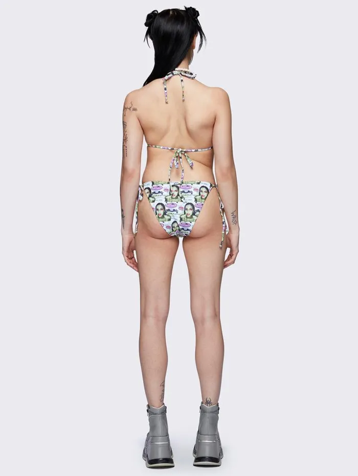 Minga X Pepela NYC Tie Side Bikini Bottoms Women Minga London Swimwear