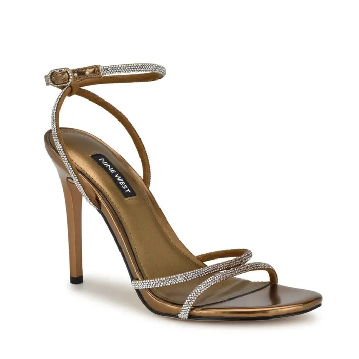 Missey Ankle Strap Sandals Bronze Women Nine West Sandals Missey Ankle Strap Sandals Bronze Women Nine West Sandals