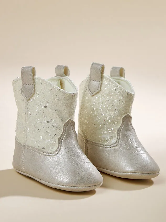 Missy Cowgirl Newborn Boots Ivory GirlBoy Altar039d State Shoes