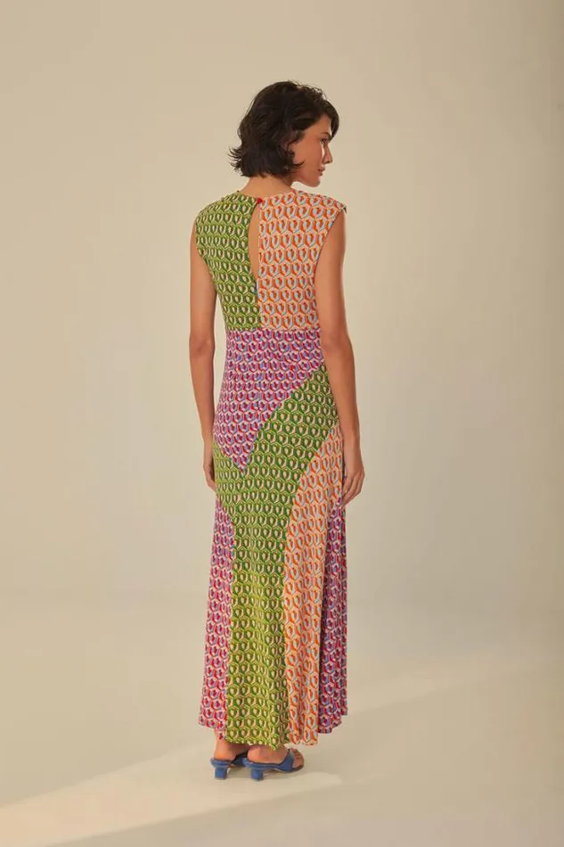 Mixed Cashew Knot Maxi Dress Women FARM Rio Maxi Dresses