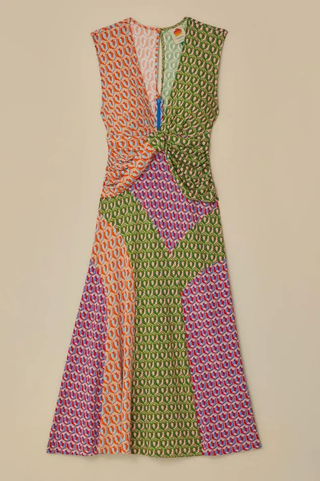 Mixed Cashew Knot Maxi Dress Women FARM Rio Maxi Dresses