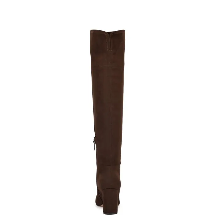 Miykah Over The Knee Boots Dark Brown Women Nine West Boots and Booties Miykah Over The Knee Boots Dark Brown Women Nine West Boots and Booties