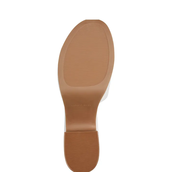 Mules and Slides Marc Fisher Women Forina Platform Slide Sandal Chic Cream