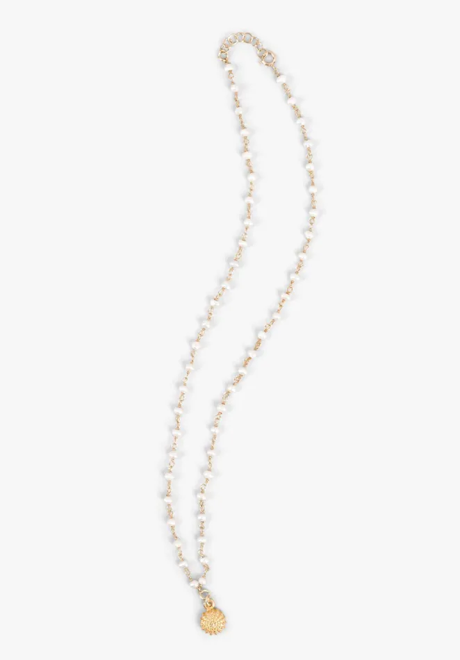 Necklaces Women Hush Andorra Pearl Necklace Gold