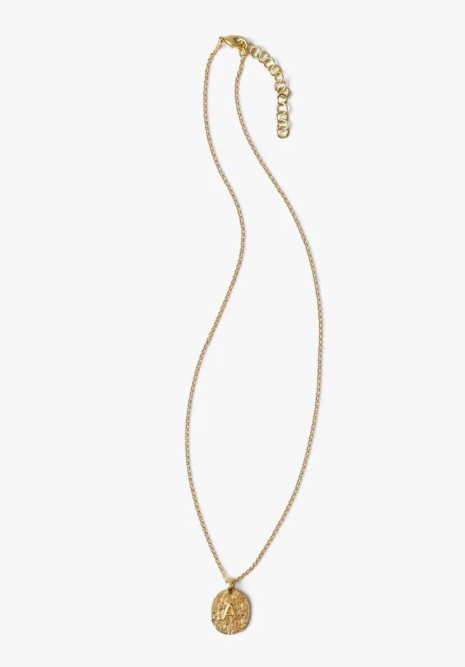 Necklaces Women Hush Cliara Initial Necklace Gold
