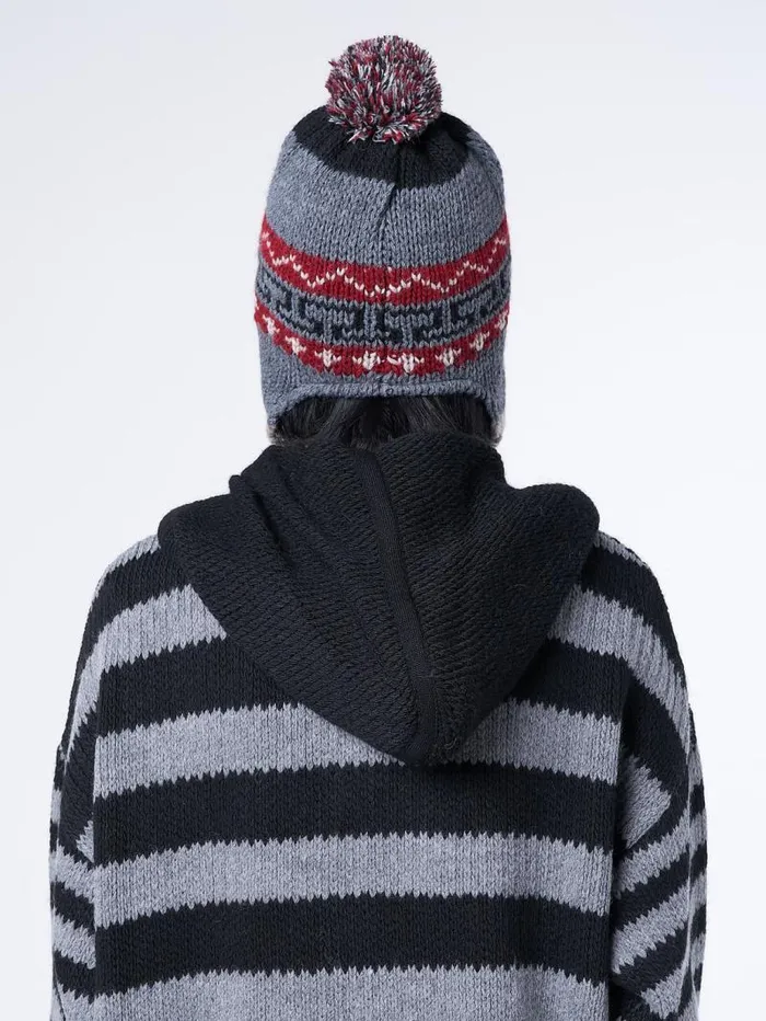 Noah Patterned Tie Knit Hat Women Minga London Hats and Hair Pieces