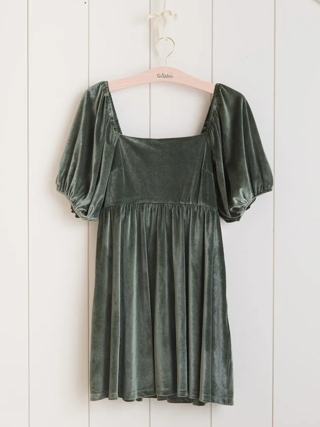 Noelle Velvet Mama Babydoll Dress Pinegreen Women Altar039d State Mama Noelle Velvet Mama Babydoll Dress Pinegreen Women Altar039d State Mama