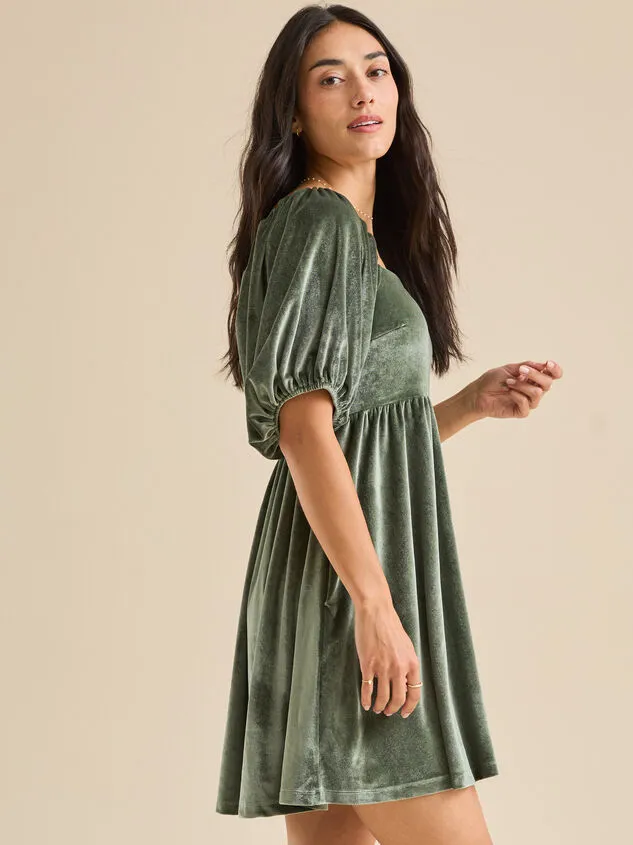 Noelle Velvet Mama Babydoll Dress Pinegreen Women Altar039d State Mama Noelle Velvet Mama Babydoll Dress Pinegreen Women Altar039d State Mama