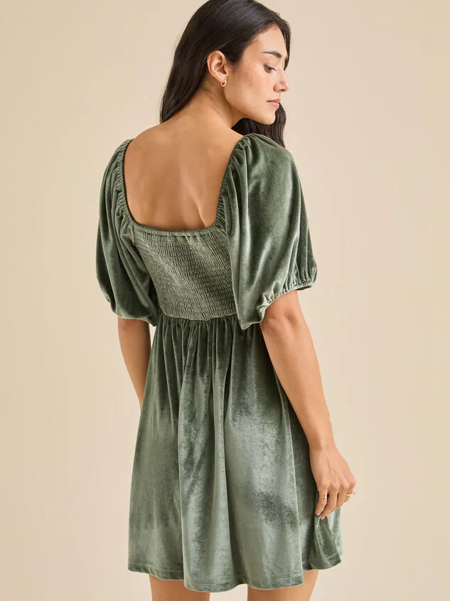 Noelle Velvet Mama Babydoll Dress Pinegreen Women Altar039d State Mama Noelle Velvet Mama Babydoll Dress Pinegreen Women Altar039d State Mama