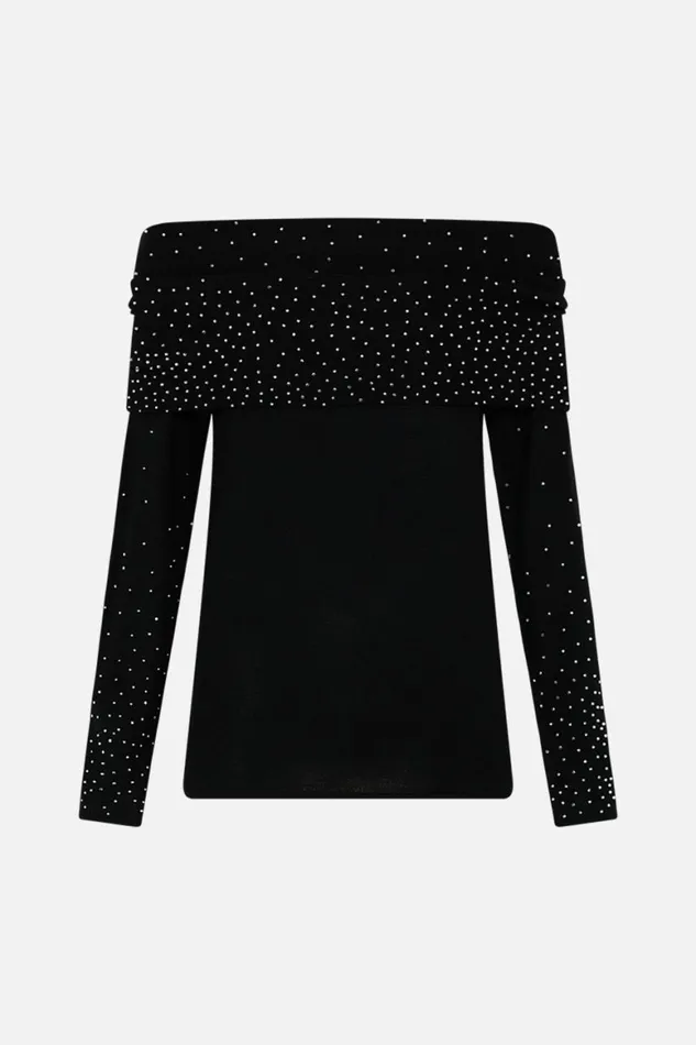 OFF SHOULDER KNIT TOP MAGIC IN THE MANUSCRIPTS Magic In The Manuscripts Womens Camilla Knitwear