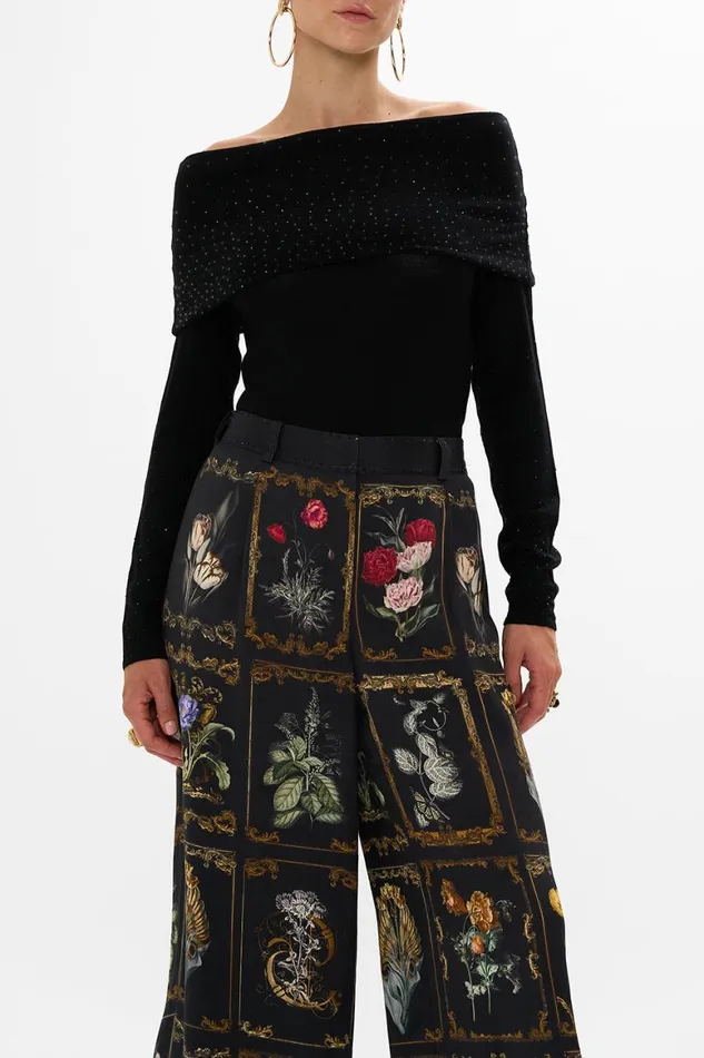 OFF SHOULDER KNIT TOP MAGIC IN THE MANUSCRIPTS Magic In The Manuscripts Womens Camilla Knitwear