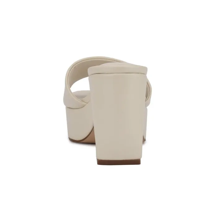 Oklee Platform Slide Sandals Chic Cream Women Nine West Sandals Oklee Platform Slide Sandals Chic Cream Women Nine West Sandals