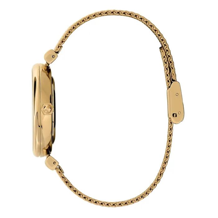 Olivia Burton Bee Watches Women 36mm Minima Bee TBar Gold Mesh Watch