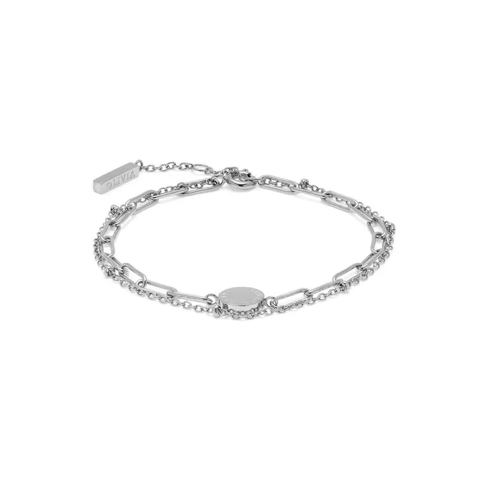 Olivia Burton Bracelets Women Illusion Silver Stacking Bracelet