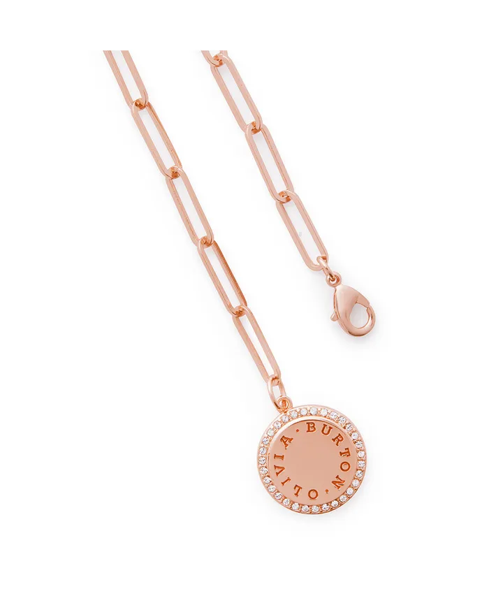 Olivia Burton Bracelets Women Rose Gold Disc Bracelet