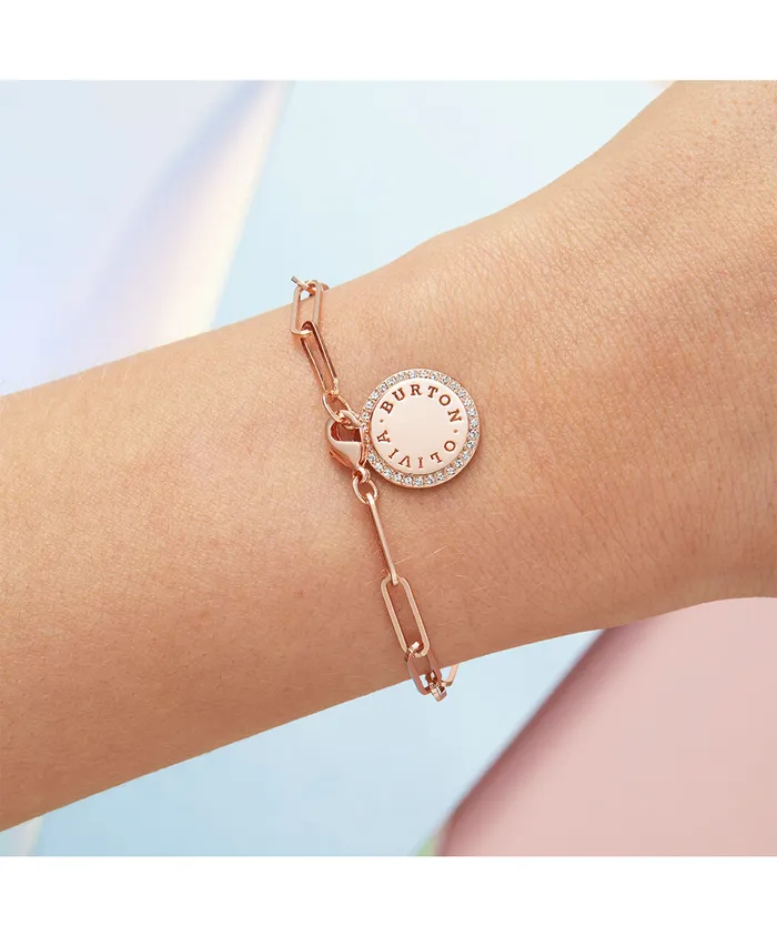 Olivia Burton Bracelets Women Rose Gold Disc Bracelet