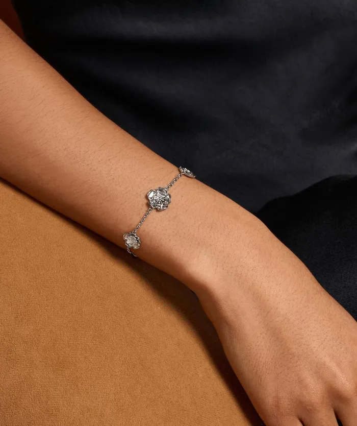 Olivia Burton Bracelets Women Tudor Rose Silver Tone Bracelet