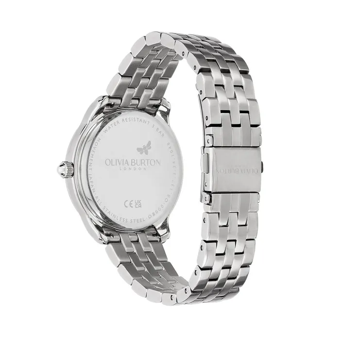 Olivia Burton Celestial Watches Women 36mm Starlight Blush and Silver Bracelet Watch