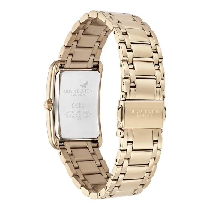 Olivia Burton Classic Watches Women 23mm Grove Midnight Plum and Rose Gold Bracelet Watch