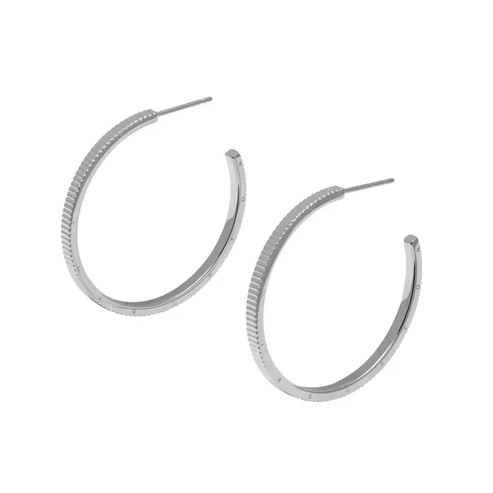 Olivia Burton Earrings Women Linear Silver Hoop Earrings Olivia Burton Earrings Women Linear Silver Hoop Earrings