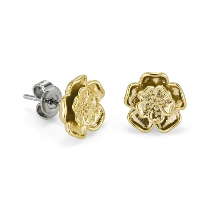 Olivia Burton Earrings Women Tudor Rose Gold Plated Stud Earrings