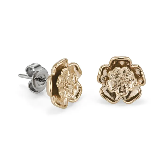 Olivia Burton Earrings Women Tudor Rose Rose Gold Plated Stud Earrings