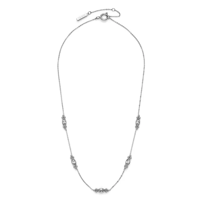 Olivia Burton Necklaces Women Dainty Silver Tone Necklace