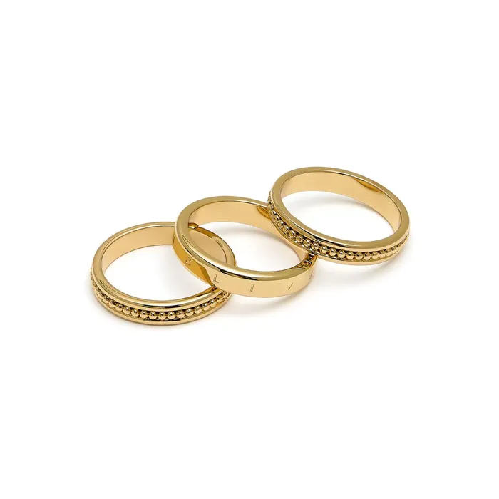 Olivia Burton Rings Women Ever Stacked Gold Plated Rings L