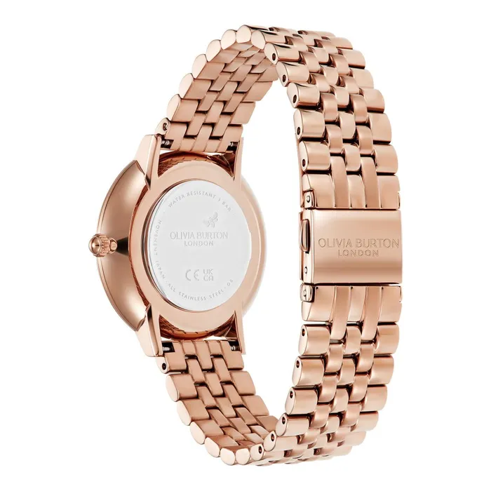 Olivia Burton Signature Watches Women 35mm Radiant Sun Ombre and Rose Gold Bracelet Watch