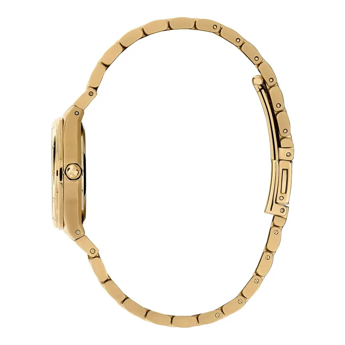 Olivia Burton Sports Luxe Watches Women 28mm Mini Hexa Mushroom and Gold Bracelet Watch