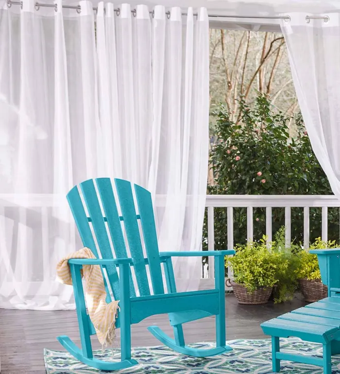 Outdoor Living Shenandoah Outdoor Sunspun Grommet Top Outdoor Curtain Plow and Hearth Outdoor Curtains